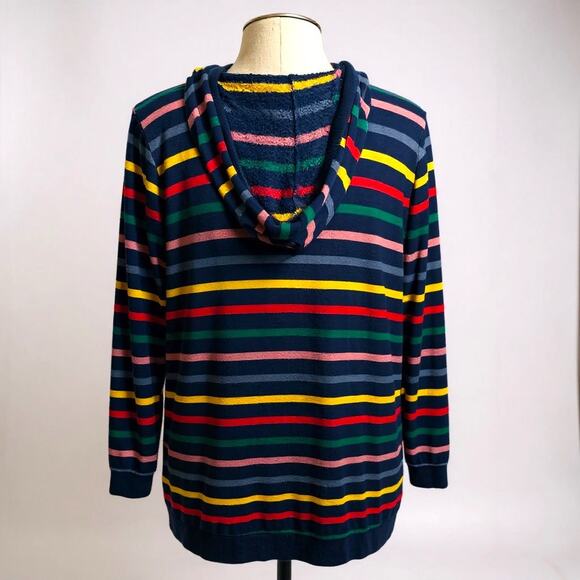Torrid Plus Size‎ 3 Doctor Who Rainbow Stripe Hooded Her Universe Open Cardigan - Picture 5 of 5